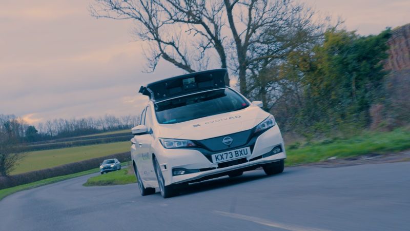 Driverless car takes on winding country roads at 60mph