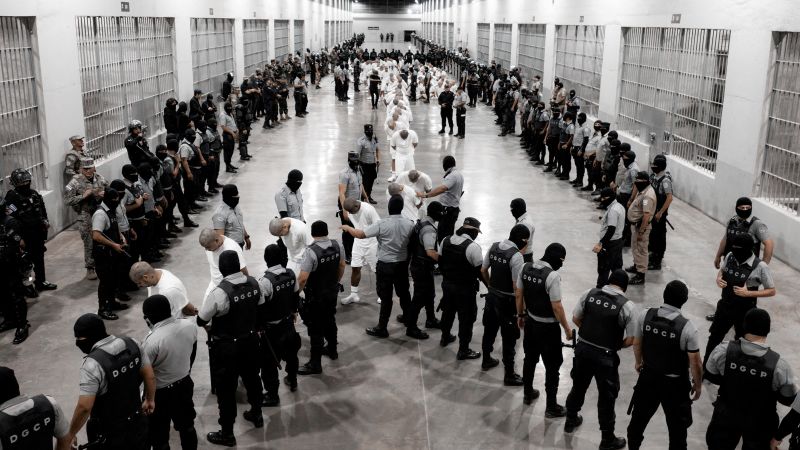 El Salvador says families can file complaints over unjust detention in notorious mega-prison news