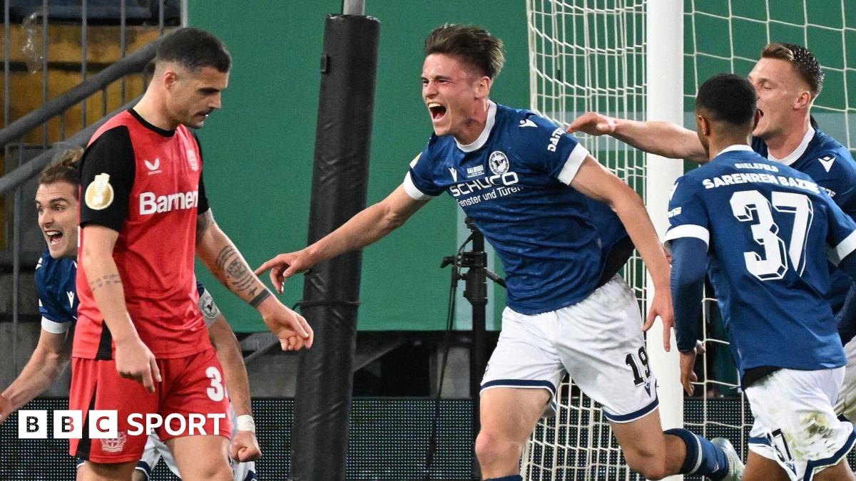 Arminia Bielefeld 2-1 Bayer Leverkusen: Third-tier side stun defending champions